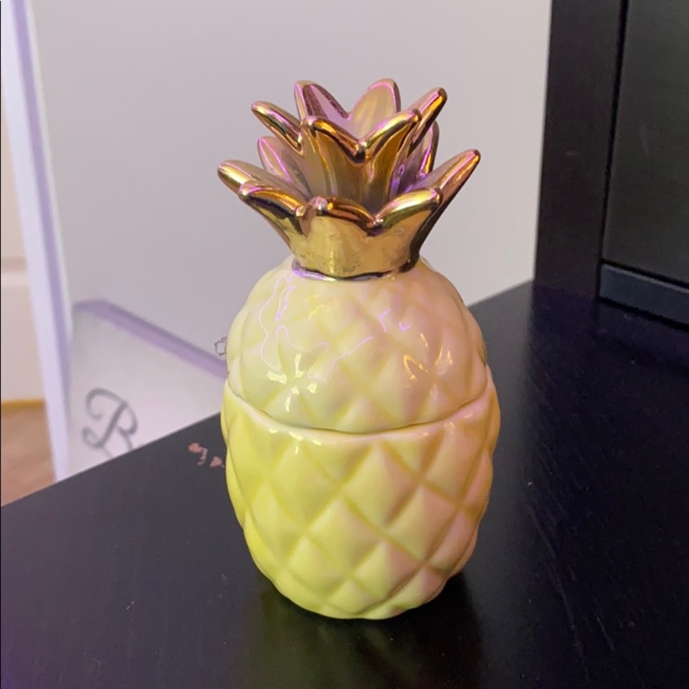 Glass pineapple new jewlary  holder